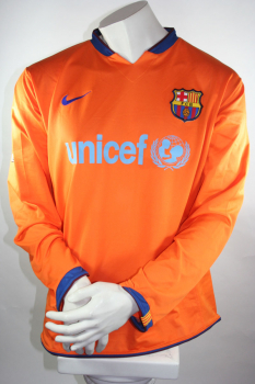 Nike Fc Barcelona jersey 20 Deco 2006/07 longsleeve Match worn Unicef men's XL