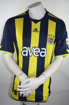 Adidas Fenerbahce Istanbul jersey 54 Hakan 2009/10 Avea Match Worn men's L