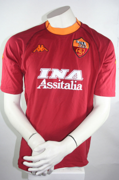 Kappa AS Rom jersey 18 Garbiel Batistuta 2000/01 home red men's XL