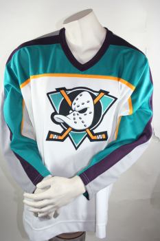 CCM Anaheim Mighty Ducks jersey NHL white home icehockey men's L or XL