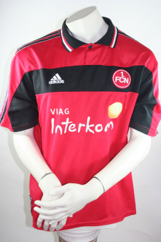 Adidas 1.FC Nuremberg jersey 1999/00 Viag Intercom men's S-M=176cm, XL or 2XL/XXL