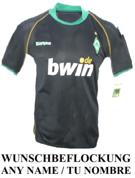 Kappa Werder Bremen jersey 11 Miroslav Klose 2006/07 Bwin Event black men S