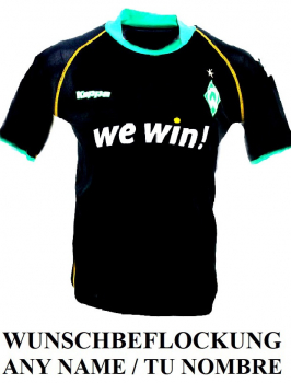 Kappa Werder Bremen jersey 2006/07 we win event black new men's M or XXXL/3XL