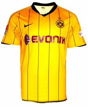 Nike Borussia Dortmund jersey 2008/09 BVB Evonik home yellow balck men's L (b-stock)