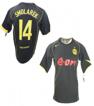 Nike Borussia Dortmund jersey 14 Ebi Smolarek 2004/05 black E-On BVB men's XL