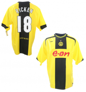 Nike Borussia Dortmund jersey 18 Lars Ricken 2005/06 E-on BVB away men's XXL/2XL