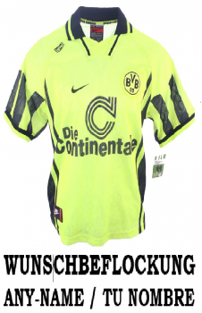 Nike Borussia Dortmund Jersey Short Socks 1996/97 Continentale men's XL