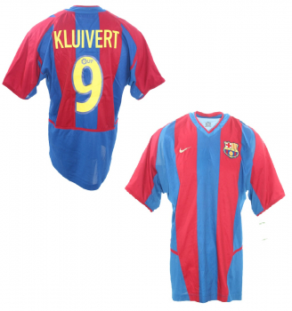 Nike FC Barcelona jersey 9 Patrick Kluivert 2002/03 home men's M