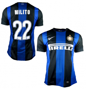 Nike Inter Milan jersey 22 Milito 2012/13 Pirelli new men's L