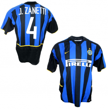 Nike Inter Milan Jersey 4 Javier Zanetti 2002/03 home men's XL