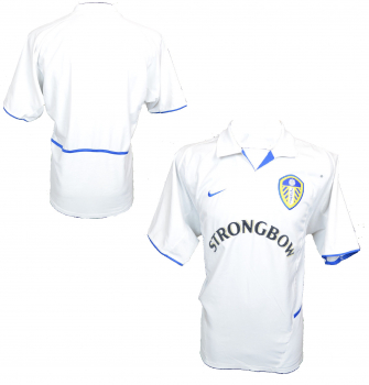 Nike Leeds United jersey 2002/04 Strongbow white longsleeve men's L