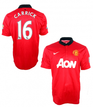 Nike Manchester United jersey 16 Michael Carrick 2012/13 AON home mens's XL