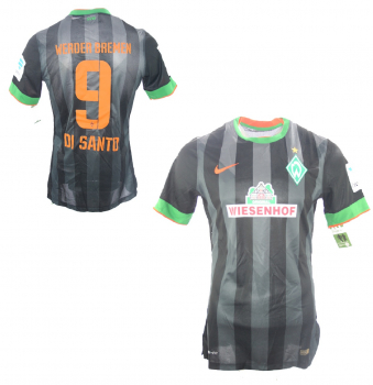 Nike SV Werder Bremen jersey 9 Franco Di Santo 2014/15 Matchworn Away men's L