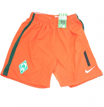 Nike SV Werder Bremen jersey 1 Tim Wiese shorts 2009/10 Orange Away men's Small