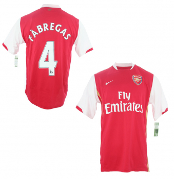 Nike FC Arsenal London jersey 4 Cesc Fabregas 2006-2008 Gunners men's L