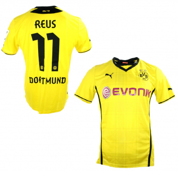 Puma Borussia Dortmund jersey 11 Marco Reus 2013/2014 home BVB men' M or L