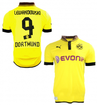 Puma Borussia Dortmund jersey 9 Lewandowski  2012/13 Evonik BVB men's S, M or XL