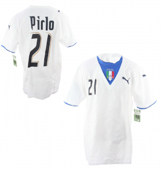 Puma Italy jersey 21 Andrea Pirlo World cup 2006 champion white men's M or L
