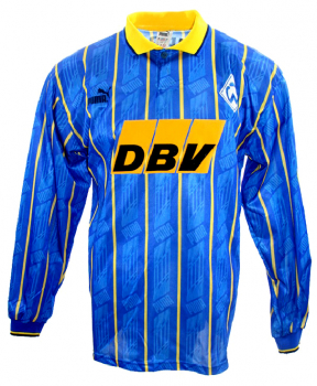 Puma SV Werder Bremen jersey 1995/96 DBV blue men S or XL