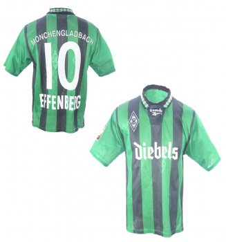 Reebok Borussia MönchenGladbach jersey 10 Effenberg Diebels 1996/97 men's S