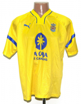 Puma UD Las Palmas jersey 2001/02 Gran Canaria yellow la caja de canarias men's XL