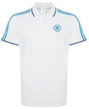 Adidas Germany Poloshirt World Cup champions staff shirt 2014 white blue men's M