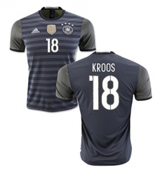 Adidas Germany jersey 18 Toni Kroos Euro 2016 away kids 164 cm or men's L