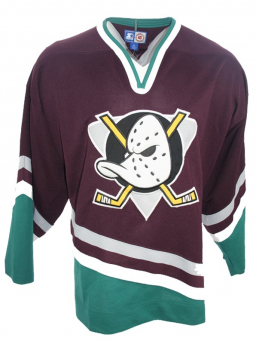 Starter Anaheim Mighty Ducks jersey NHL Walt Disney away blue men'S XL