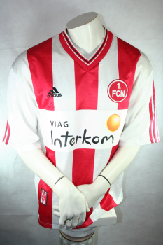 Adidas 1.FC Nuremberg jersey 1998/99 Viag Intercom Away men's XL/XXL/2XL