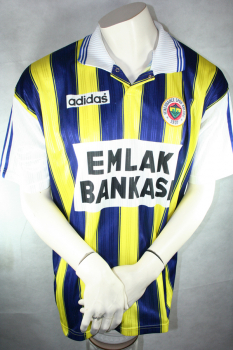 Adidas Fenerbahce Istanbul jersey number 7 CL 1997/98 Emlak Bankasi men's XL