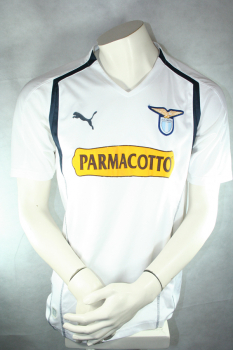 Puma Lazio Rom Jersey 2004/2005 Parmacotto White Mens - L
