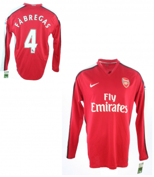 Nike FC Arsenal London jersey 4 Cesc Fabregas 2008-2010 home men's XL