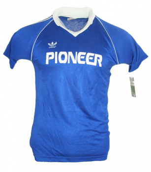 Adidas  1.FC Köln/cologne jersey 7 Pierre Littbarski 1979-1982 Pionieer Away blue men's M