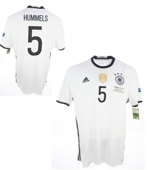 Adidas Germany jersey 5 Mats Hummels Euro 2016 home men's M, XL oder XXL