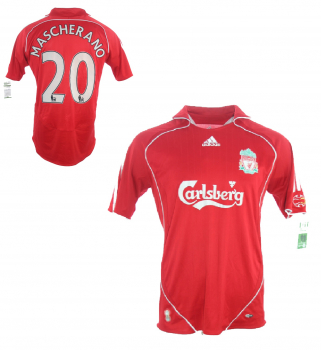Adidas FC Liverpool jersey 20 Javier Mascherano 2006-08 This is anfield home men's L