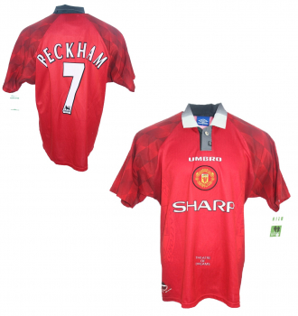 Umbro Manchester United jersey 7 David Beckham 1997/98 Sharp men's L/XL