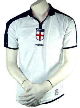 Umbro England jersey Euro 2004 double side football shirt white men's M or XL