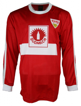 VfB Stuttgart jersey 1992 Champion Südmilch retro Red men's S or XL