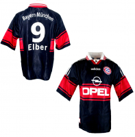 Adidas FC Bayern Munich jersey 9 Giovane Élber 1997/98 Opel men size S or M (B-stock)